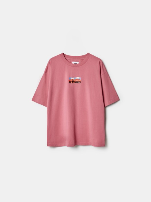 футболка оверсайз с принтом из коллекции art people с алексеем ланцевым из хлопка спереди