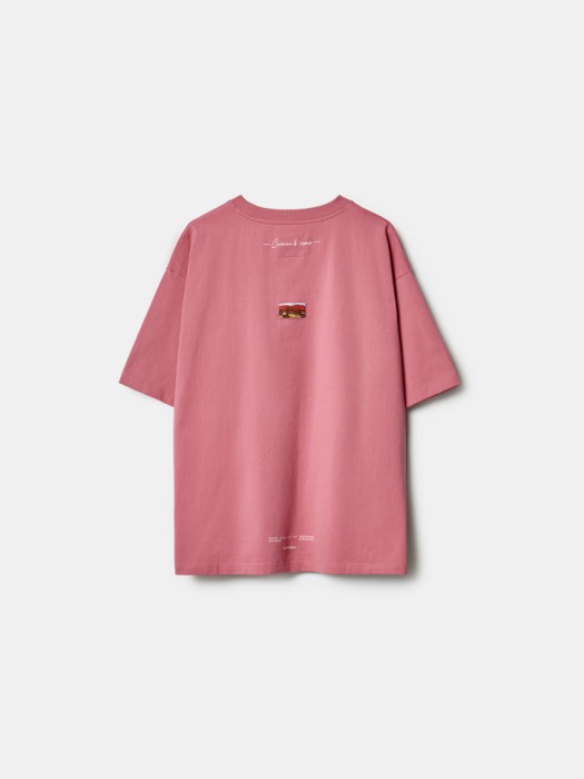 футболка оверсайз с принтом из коллекции art people с алексеем ланцевым универсального стиля с лицевой стороны