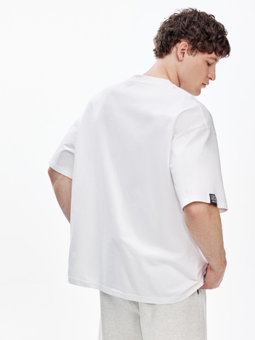 футболка оверсайз с принтом  x яндекс путешествия из хлопка спереди