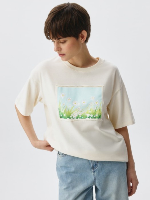 футболка оверсайз с принтом 4680798288963 фотография
