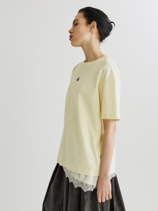 футболка оверсайз с принтом из россии вид сбоку