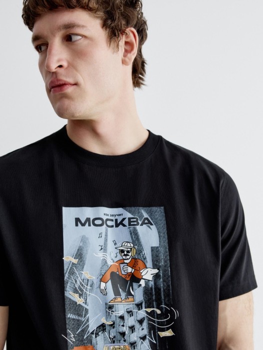 футболка оверсайз с принтом 4610517518903 фотография