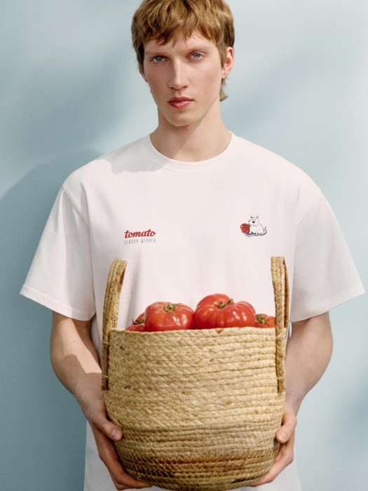 футболка оверсайз с принтом по цене 2299 руб вид справа