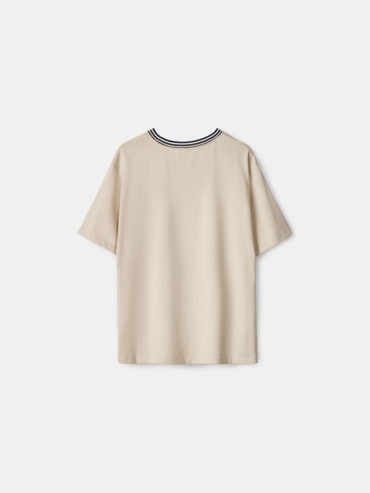 футболка оверсайз с принтом от бренда sela вид слева