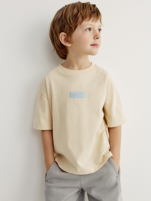 футболка оверсайз с вышивкой для мальчиков 4610517320056 фотография