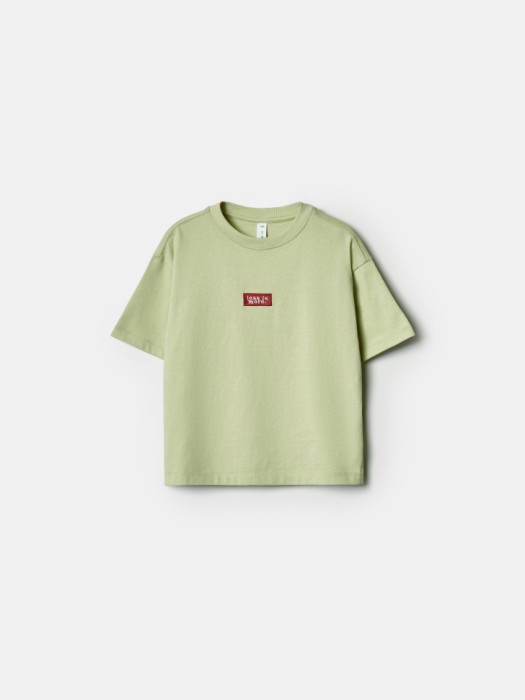 футболка оверсайз с вышивкой для мальчиков по цене 799 руб вид справа