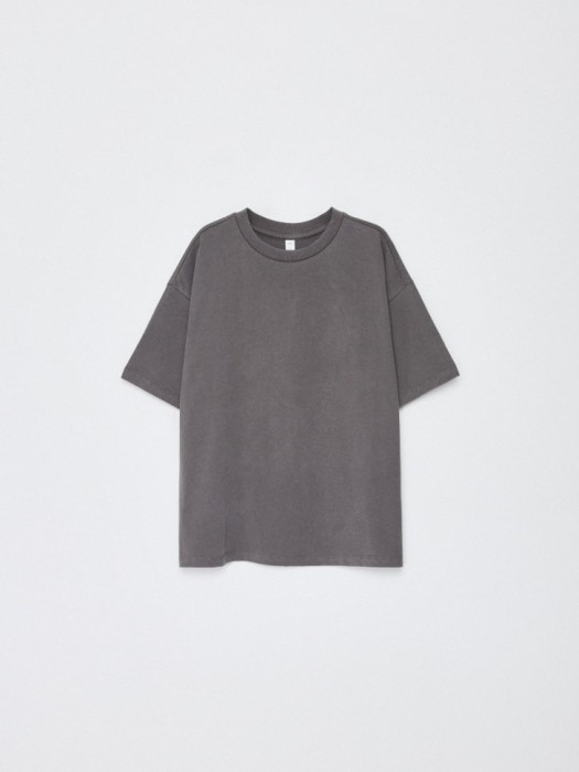 футболка оверсайз со стиркой детская по цене 799 руб вид справа