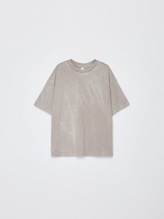 футболка оверсайз со стиркой детская по цене 799 руб вид справа