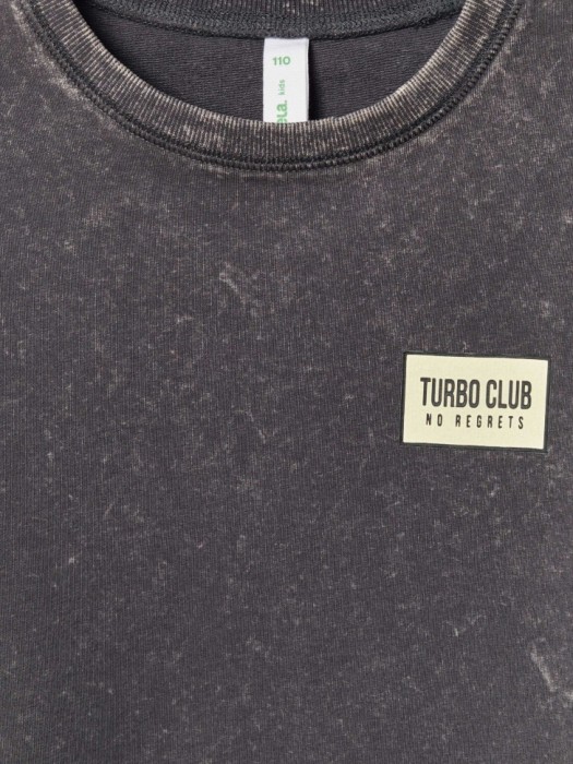 футболка оверсайз со стиркой и принтом для мальчиков из россии вид сбоку