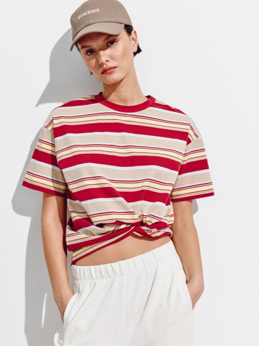 футболка оверсайз в полоску 4610517671226 фотография