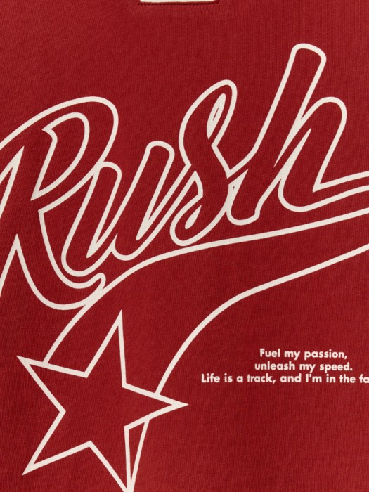 футболка оверсайз в спортивном стиле для девочек по цене 1599 руб вид справа