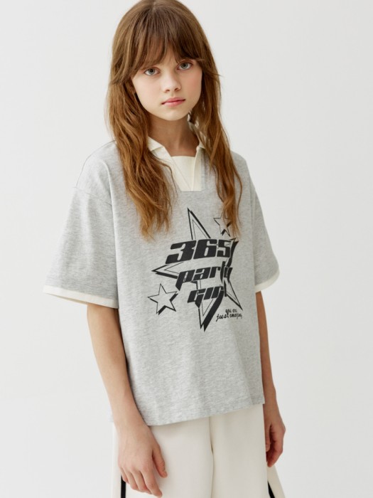 футболка оверсайз в спортивном стиле для девочек 4610517722997 фотография