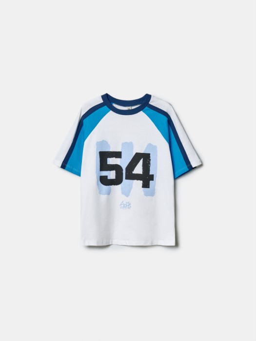 футболка оверсайз в спортивном стиле для мальчиков по цене 1299 руб вид справа