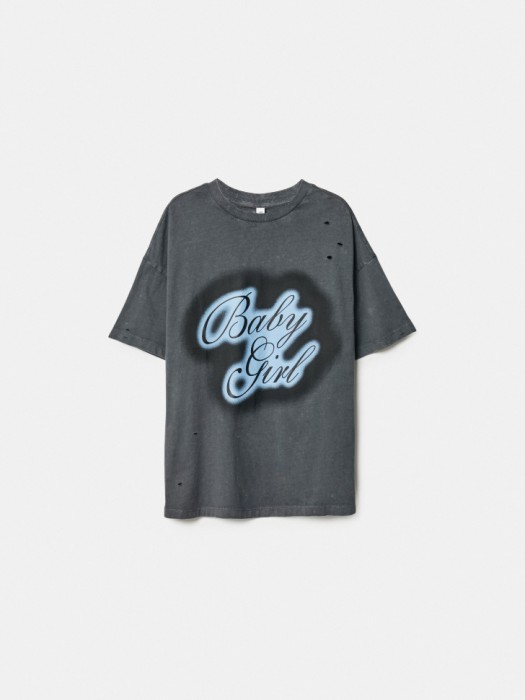 футболка оверсайз в стиле гранж для девочек по цене 1299 руб вид справа