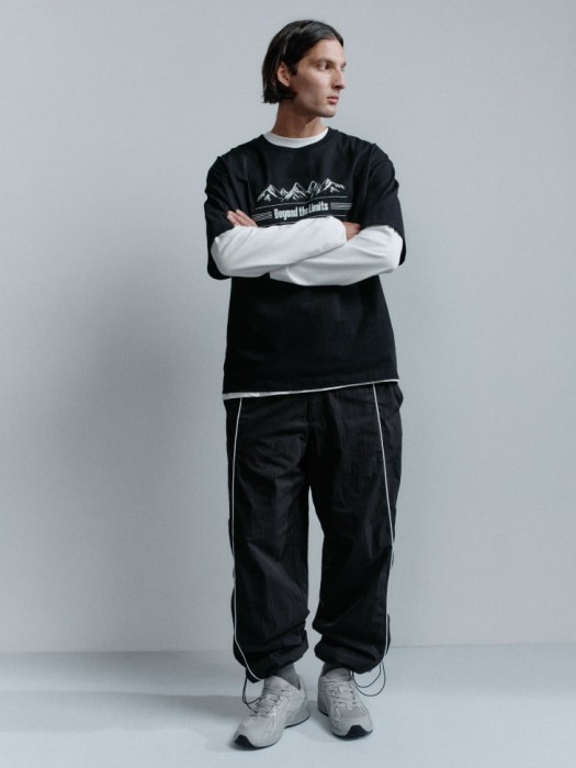 футболка oversize fit с принтом от бренда sela вид слева