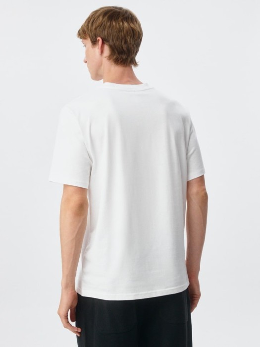 футболка peter regular fit базовая от бренда sela вид слева