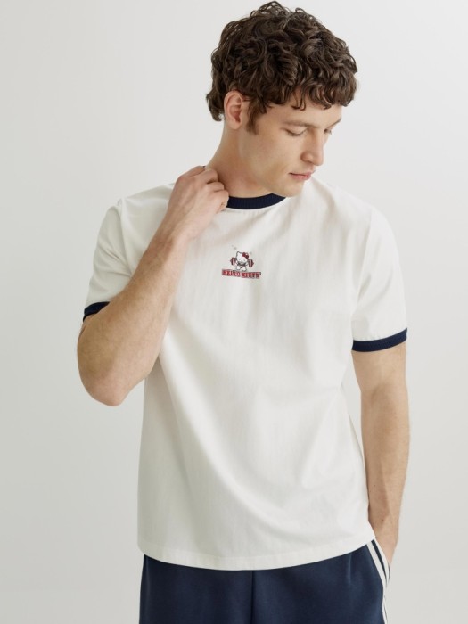 футболка прямого кроя с принтом hello kitty 4610517725905 фотография