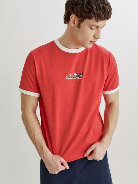 футболка прямого кроя с принтом hello kitty 4610517727435 фотография