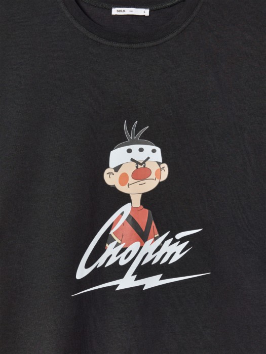 футболка прямого кроя с принтом  x союзмультфильм от бренда sela вид слева