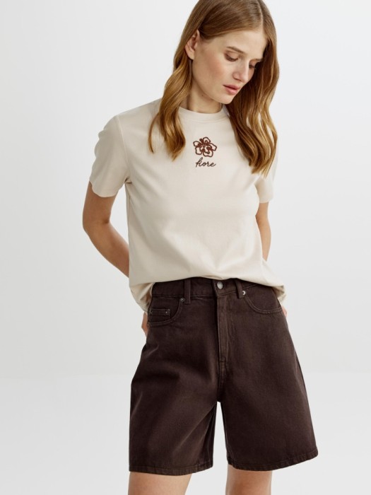 футболка прямого кроя с вышивкой 4610517978882 фотография