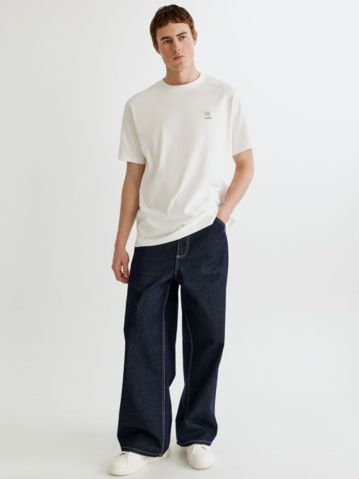 футболка regular fit с принтом от бренда sela вид слева