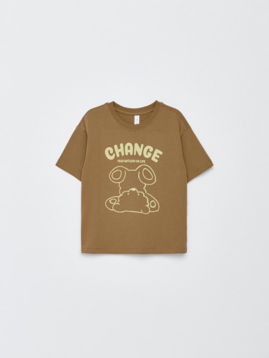 футболка с принтом детская по цене 499 руб вид справа