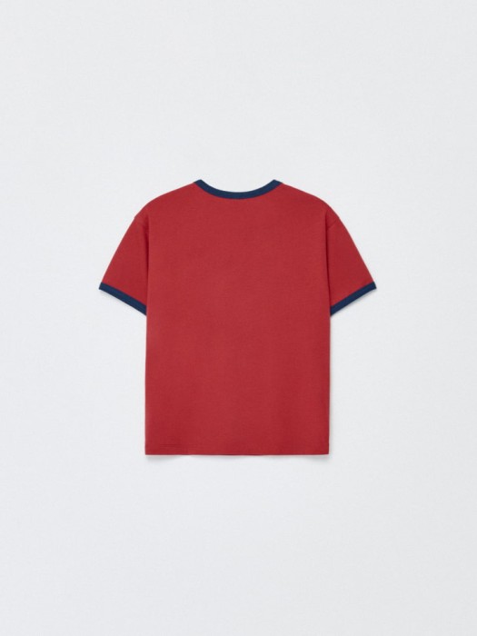 футболка с принтом детская из россии вид сбоку