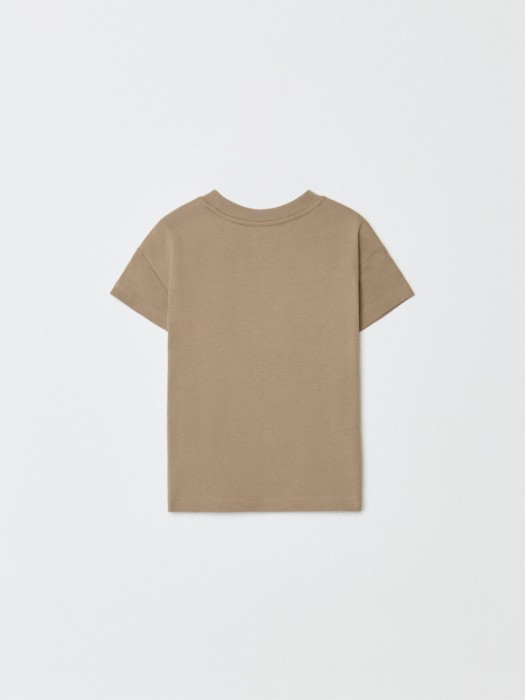 футболка с принтом для девочек от бренда sela вид слева