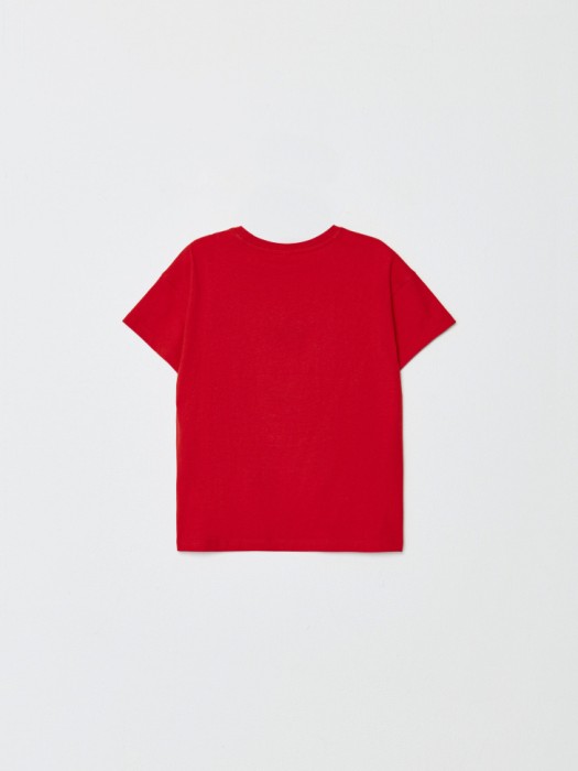 футболка с принтом для девочек от бренда sela вид слева