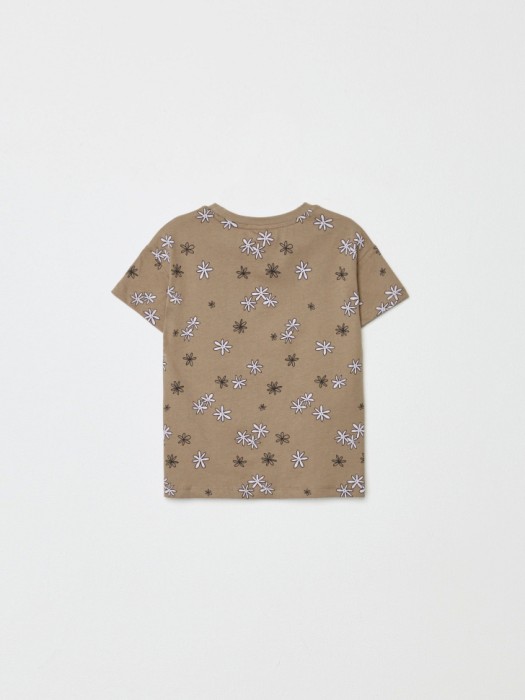 футболка с принтом для девочек от бренда sela вид слева