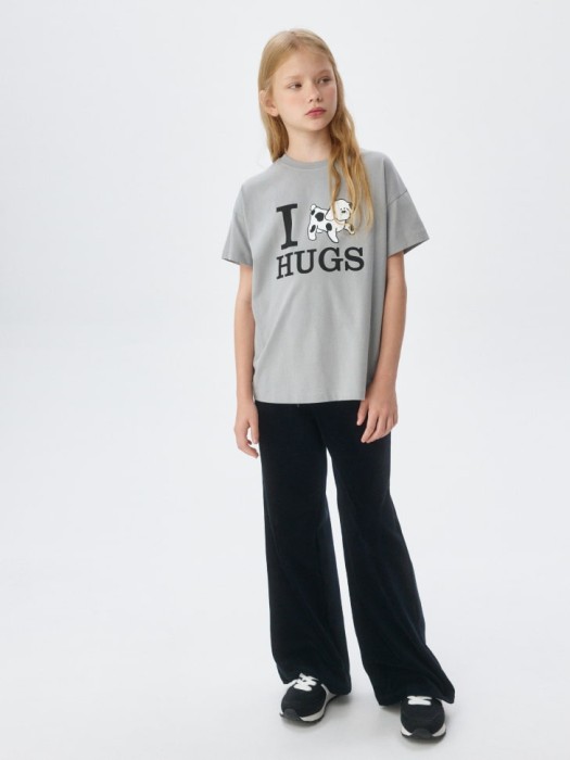 футболка с принтом для девочек от бренда sela вид слева