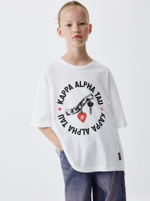 футболка с принтом для девочек 4680798562902 фотография