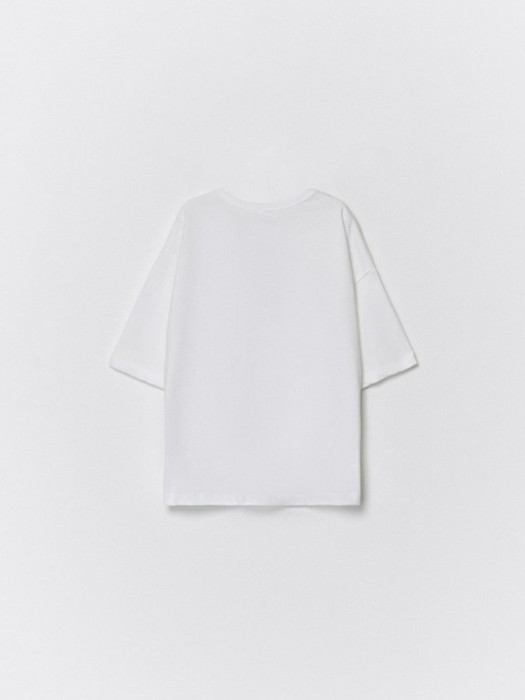 футболка с принтом для девочек по цене 599 руб вид справа