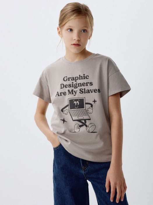 футболка с принтом для девочек 4680798558448 фотография