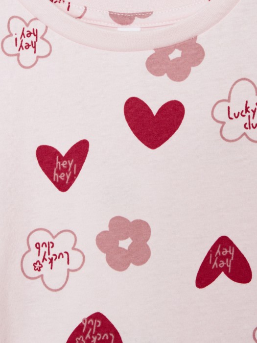 футболка с принтом для девочек от бренда sela вид слева