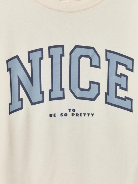 футболка с принтом для девочек по цене 799 руб вид справа