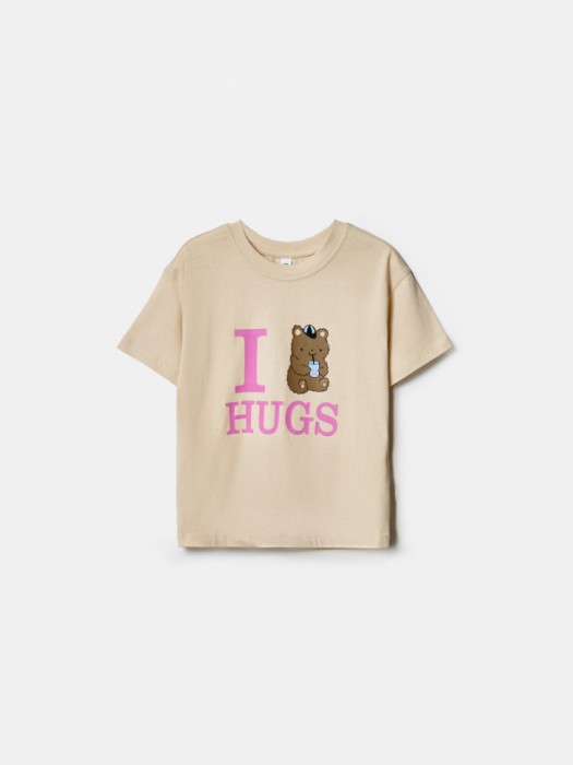 футболка с принтом для девочек по цене 599 руб вид справа