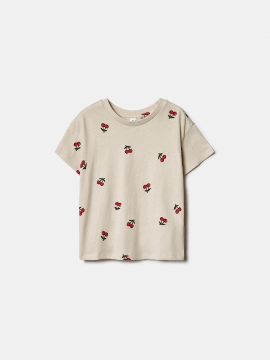 футболка с принтом для девочек по цене 599 руб вид справа