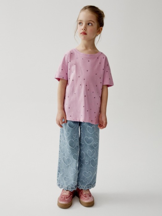 футболка с принтом для девочек от бренда sela вид слева