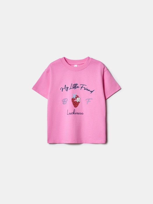футболка с принтом для девочек по цене 599 руб вид справа