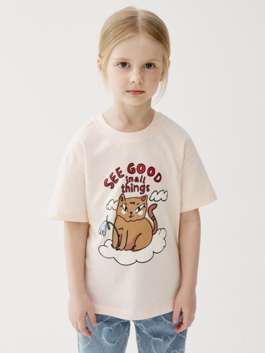 футболка с принтом для девочек 4610517628770 фотография