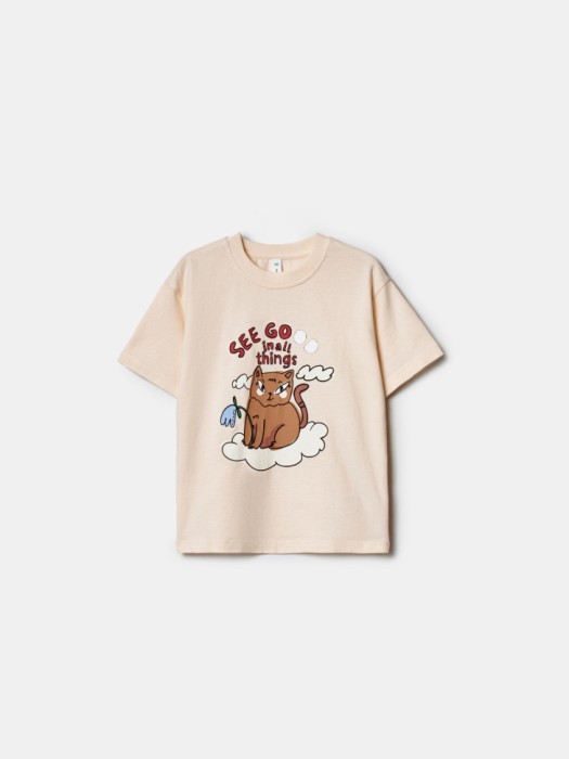 футболка с принтом для девочек по цене 599 руб вид справа