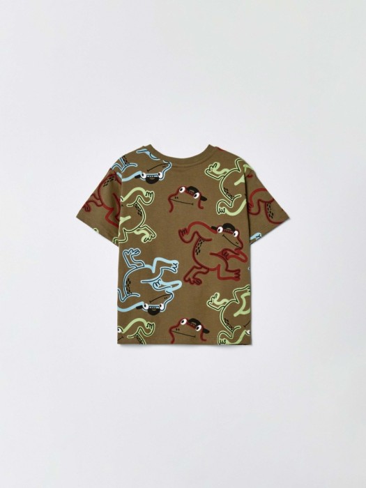 футболка с принтом для мальчиков от бренда sela вид слева