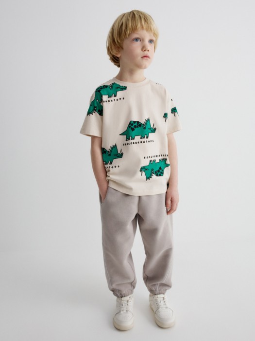 футболка с принтом для мальчиков по цене 599 руб вид справа