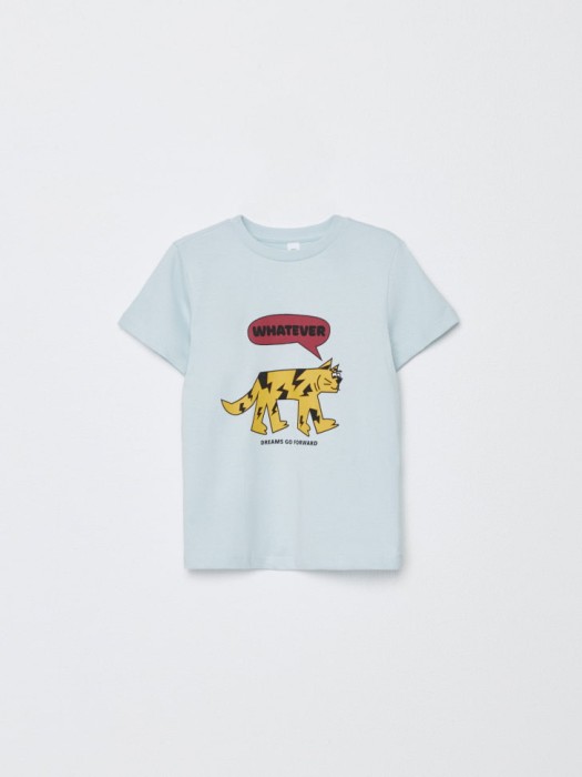 футболка с принтом для мальчиков по цене 399 руб вид справа