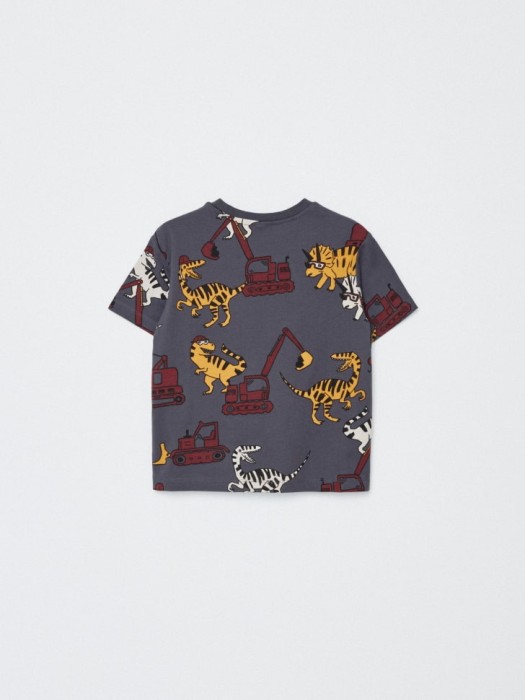 футболка с принтом для мальчиков по цене 399 руб вид справа