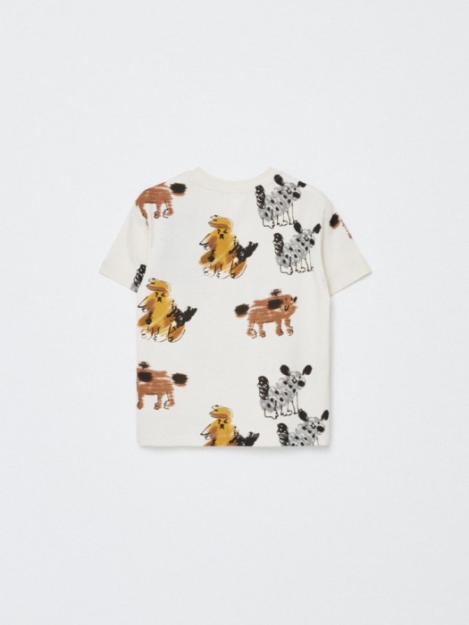 футболка с принтом для мальчиков по цене 399 руб вид справа