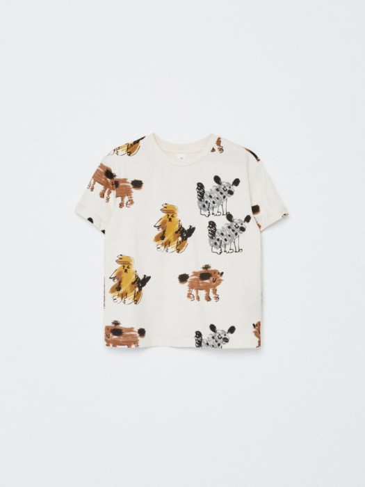 футболка с принтом для мальчиков из россии вид сбоку