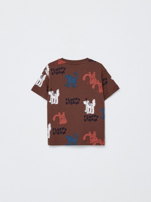 футболка с принтом для мальчиков по цене 399 руб вид справа