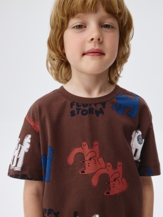 футболка с принтом для мальчиков из россии вид сбоку